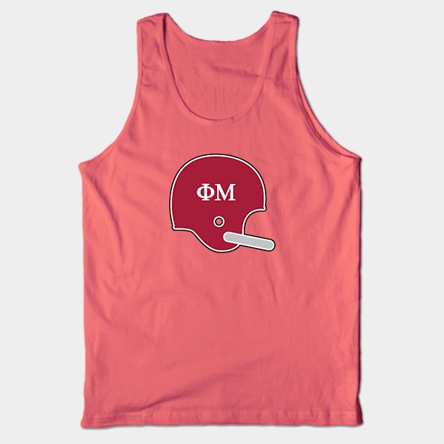 Alabama Phi Mu Retro Helmet Tank Top by Rad Love